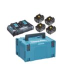 Pachet 4 acumulatori 6 Ah si incarcator Makita BL1860B si DC18RD