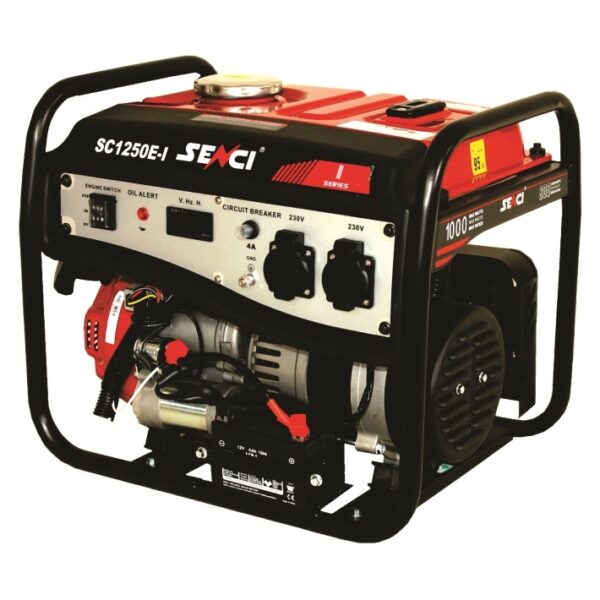Generator curent monofazat SENCI SC-1250E LITE 1.0 kW AVR pe benzina