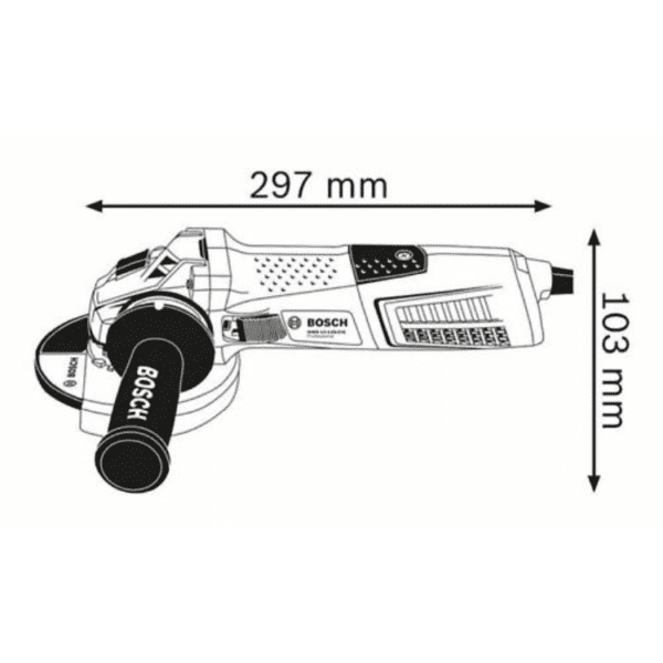 Polizor unghiular BOSCH GWS 13-125 CIE - imagine 3
