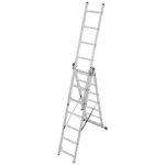 Scara multifunctionala din aluminiu Corda cu functie de egalizare, 3x7 trepte