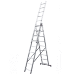 Scara multifunctionala din aluminiu Corda, 3x9 trepte