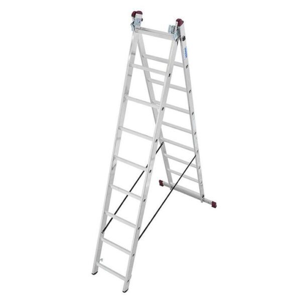 Scara multifunctionala din aluminiu Corda, 3x9 trepte - imagine 3