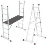 Scara / schela mobila Krause tip Corda, aluminiu 7 trepte