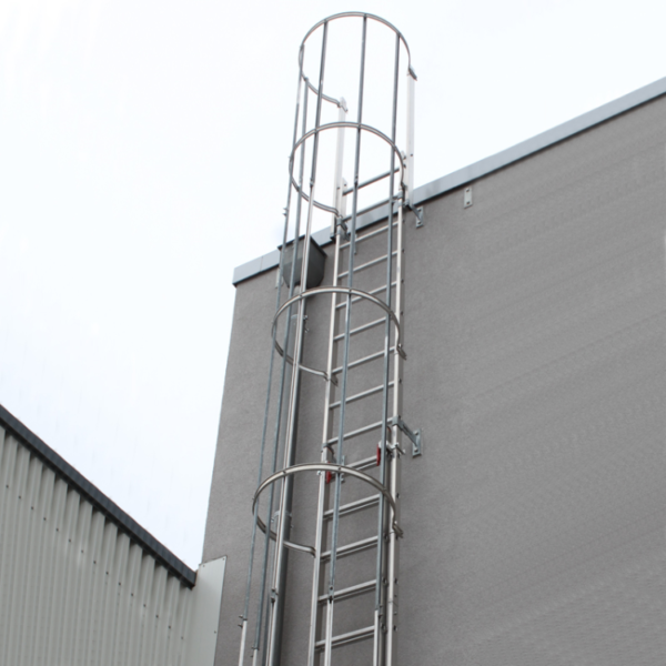Scara aluminiu pentru acces evacuare incendiu KRAUSE 9.52m - imagine 4