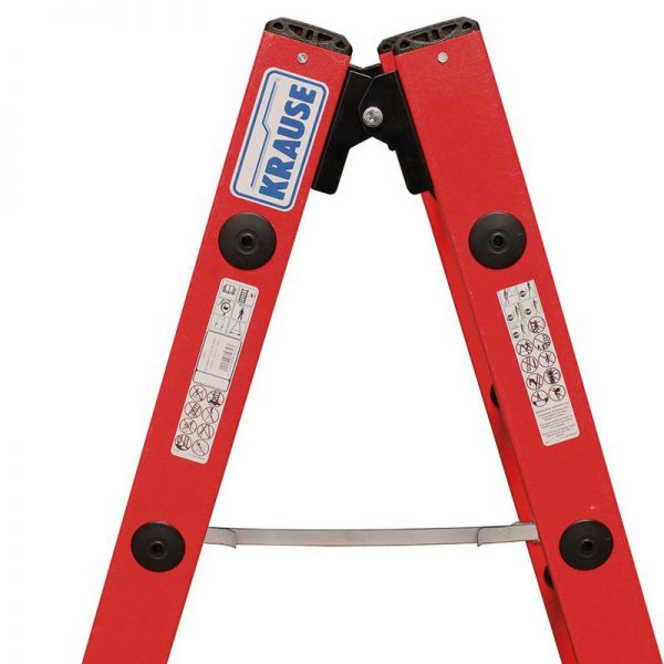 Scara dubla electroizolanta Krause 2x14 trepte, max 28000 V - imagine 4