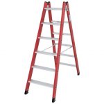 Scara dubla electroizolanta KRAUSE 2×6 trepte, max 1000 V