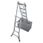 Scara telescopica articulata Krause Monto TeleMatic 4x5 trepte