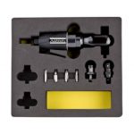 Cheie cu clichet 1/4″+3/8″ + Bit Pneutec UT8003S