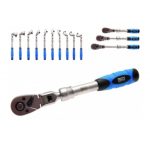 Cheie cu clichet extensibila-articulata BGS 1/4"-175-225 mm