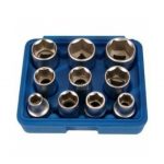 Set chei tubulare 1/2″, in Toli, 10 piese BGS