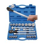 Set chei tubulare 3/4" BGS 21 piese