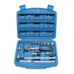 Trusa chei 1/4" BGS crom mat-46 piese