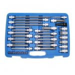 Set 38 varfuri speciale uz auto 1/4″ + 1/2″ BGS