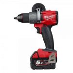 Masina de gaurit cu acumulator MILWAUKEE M18FPD2-502X mandrina rapida 13MM 18V/2X5AH 135NM