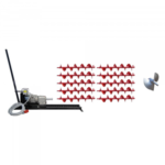 Foreza orizontala EUROKOMAX cu motor electric monofazat (230V/50HZ) cu 10m burghiu