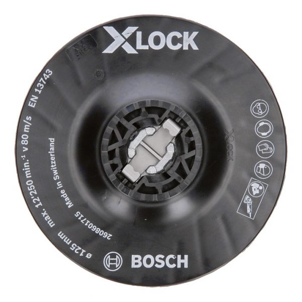 Disc-suport BOSCH X-LOCK 125 mm mediu