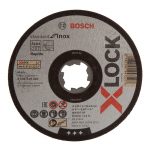 Disc de taiere BOSCH X-LOCK Standard for Inox 125x1x22,23 mm pentru tăieturi drepte, set 25 buc