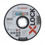 Disc de taiere BOSCH X-LOCK Multi Material 125x1x22,23 pentru taieturi drepte, set 25 buc