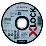 Disc de taiere BOSCH X-LOCK Expert for Inox+Metal 125x1x22,23 pentru taieturi drepte, set 25 buc