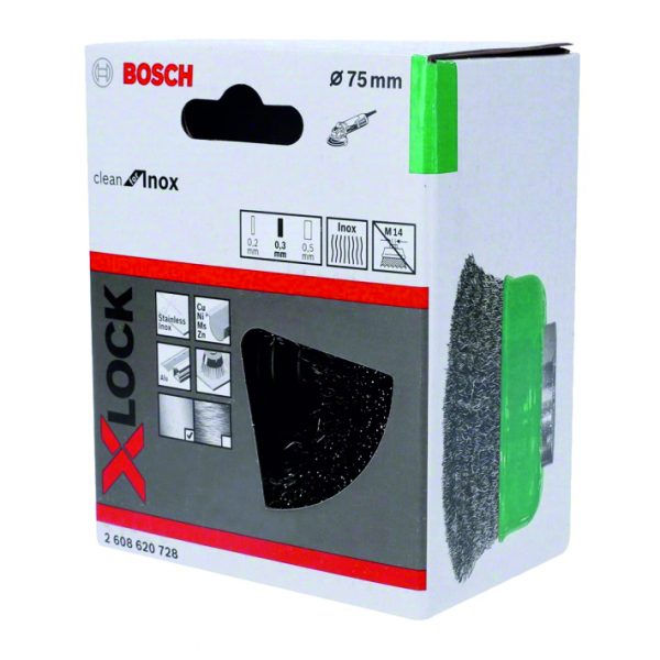 Perie-oala BOSCH X-LOCK 75 mm - imagine 3