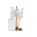 Suport Cabel CSN-6A-BA cu reglaj unghi +/-60 grade - CAS 160