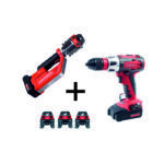 Set ROMAX COMPACT TT + 3 bacuri presare+ surubelnita cu acumulator DD60 ROTHENBERGER