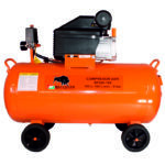 Compresor electric BISONTE SF020-100, cu ulei si transmitere directa