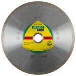 Disc diamantat DT300F Extra KLINGSPOR, pentru polizoare unghiulare, continuu, 125x1.6x22.23 mm, GR, 7 mm