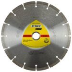 Disc diamantat DT300U Extra KLINGSPOR, pentru polizoare unghiulare, segmentat, 115x1.6x22.23 mm, 8S, 7 mm