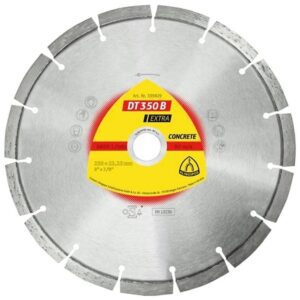 Disc diamantat DT350B Extra KLINGSPOR, pentru polizoare unghiulare, 230x2.6x22.23, 15S, 10