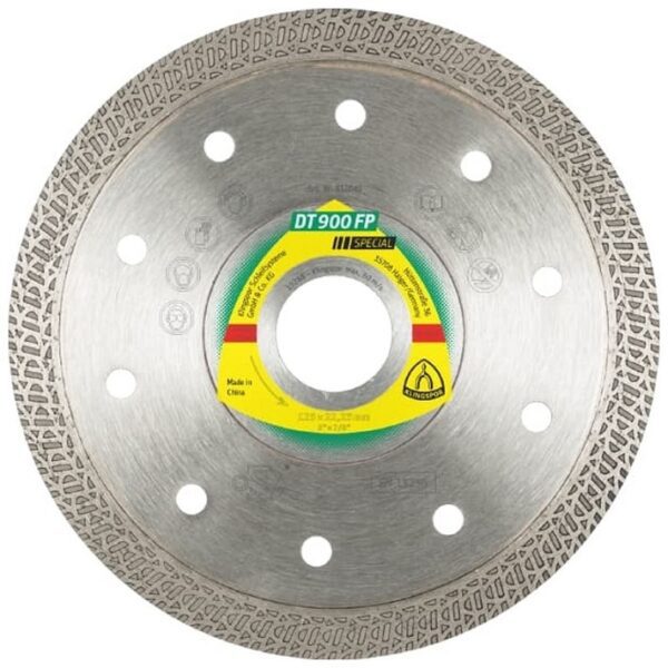 Disc diamantat DT900FP Special KLINGSPOR, pentru polizoare unghiulare, 115x1.4x22.23, PS, 10