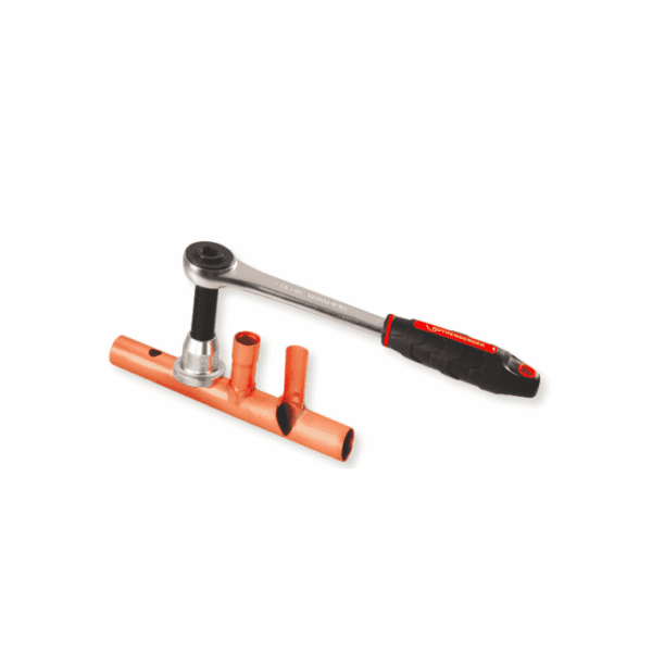 Dispozitiv manual pentru confectionat T-uri ROTHENBERGER TEE-EXTRAXCTOR SET 12-42 MM - imagine 2