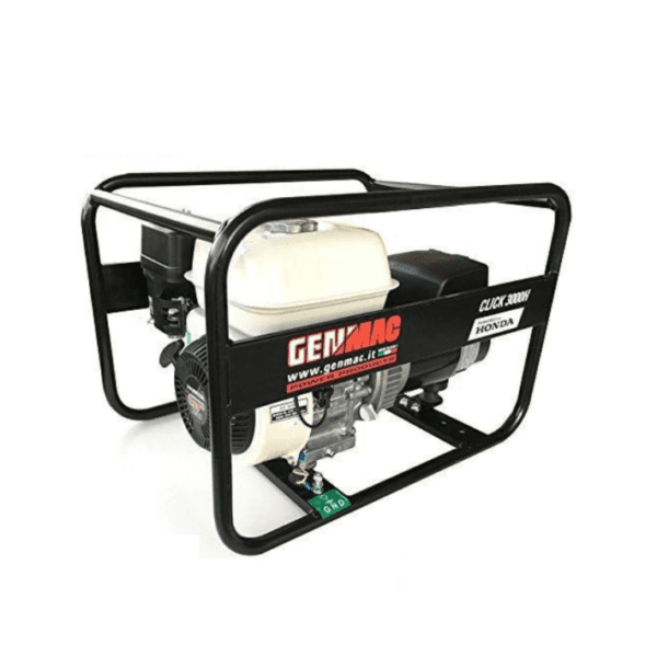 Generator de curent monofazic GENMAC Click RG3000HO, putere 2,6 / 2,2 kW, motor Honda, benzina