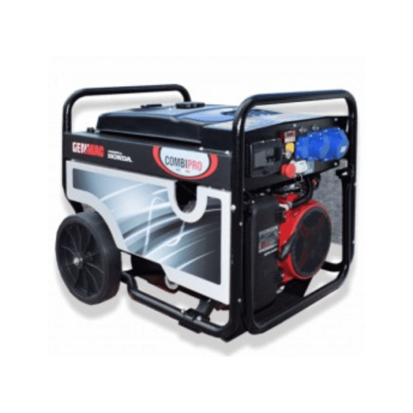 Generator de curent profesional monofazic GENMAC COMBIPRO RG5000HEC-M, putere 4,6 / 4 kW, motor Honda, benzina