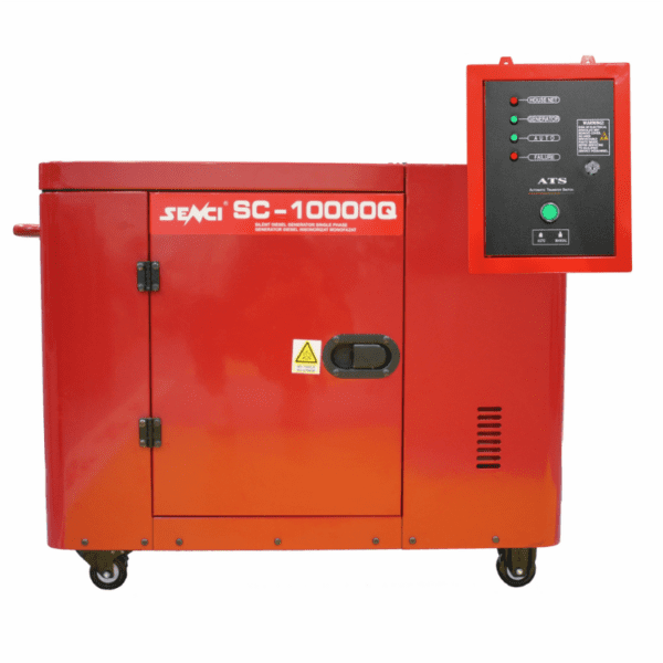 Generator curent insonorizat SENCI SC10000Q motor Diesel, Putere max. 8 kW