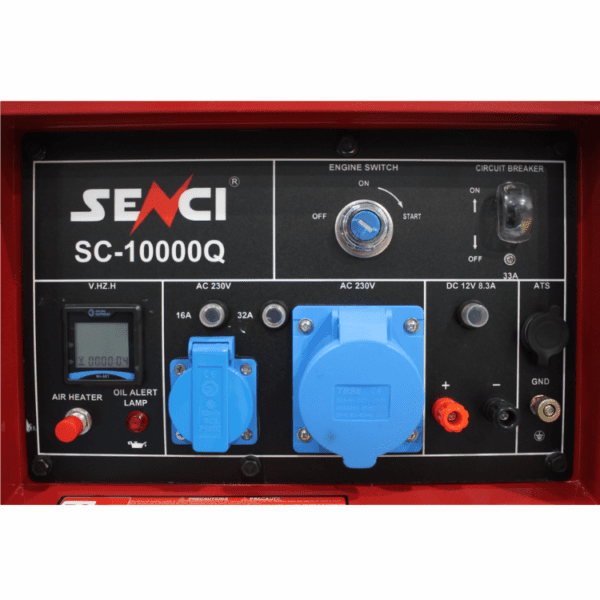 Generator curent insonorizat SENCI SC10000Q motor Diesel, Putere max. 8 kW - imagine 6