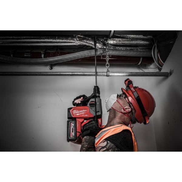 Ciocan rotopercutor SDS Plus Milwaukee M18ONEFHX-552X, cu 2 acumulatori 18 V/5.5 Ah, 2.5 J, 26 mm - imagine 4
