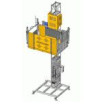 Bob Lift Electroelsa EHPM 2500/15 plus, sarcina 2.000 kg, dimensiuni maxime cabina 4.00 x 1.3 m, inaltime maxima 160 m