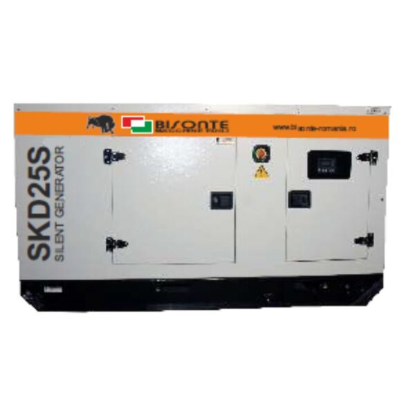 Generator curent insonorizat diesel cu automatizare BISONTE SKD25S