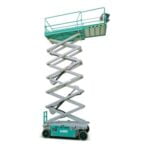 Nacela foarfeca pentru interior IMER IT 12122, H lucru 13.9 m, sarcina 350 kg, 3 kW, 230V