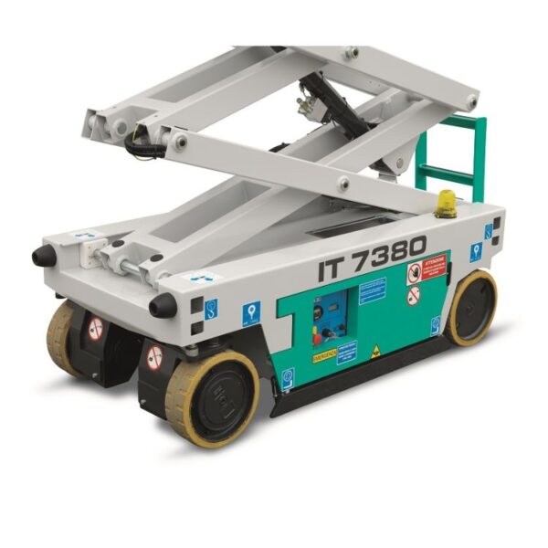 Nacela foarfeca pentru interior IMER IT 7380, H lucru 9.2 m, sarcina 200 kg, 2.4kW, 230V - imagine 4