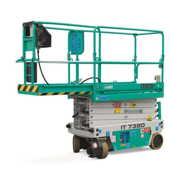 Nacela foarfeca pentru interior IMER IT 7380, H lucru 9.2 m, sarcina 200 kg, 2.4kW, 230V - imagine 3