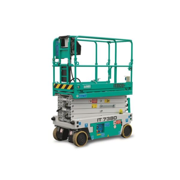 Nacela foarfeca pentru interior IMER IT 7380, H lucru 9.2 m, sarcina 200 kg, 2.4kW, 230V - imagine 2