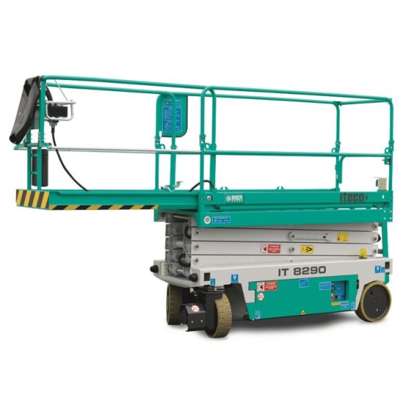 Nacela foarfeca pentru interior IMER IT 8290, H lucru 10.15 m, sarcina 300 kg, 3 kW, 230V - imagine 2