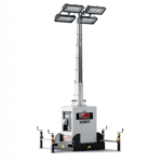 Turn de lumina Winky TI9 Genmac 4x320W LED, 166200 lumeni, cu baza fixa