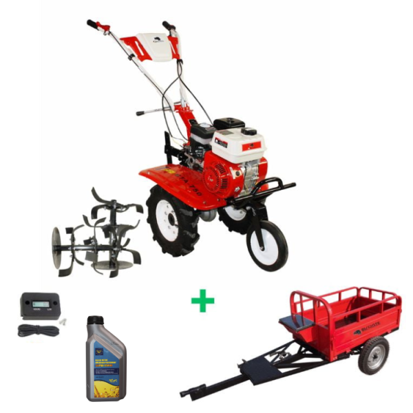 Motocultor BISONTE BTA-750 + pachet accesorii - imagine 2