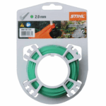 Fir nylon rotund STIHL 2.0 mm x 14 m Verde
