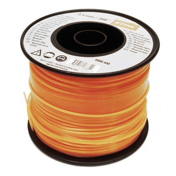 Fir nylon rotund motocoasa STIHL 2.4mm x 1053m Portocaliu