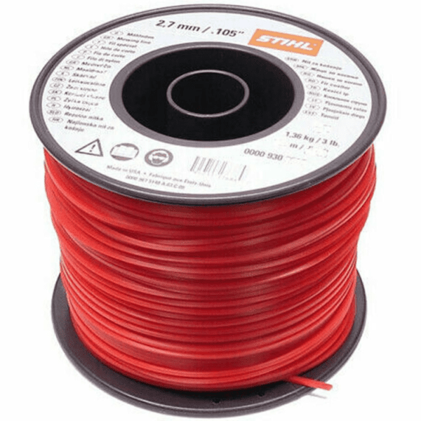 Fir nylon rotund motocoasa STIHL 2.7mm x 347m Rosu
