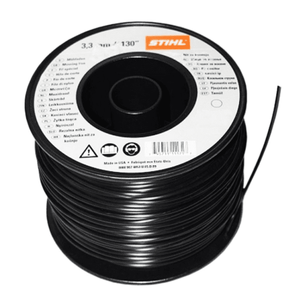 Fir nylon rotund pentru motocoase STIHL 3.3 mm x 573 m Negru